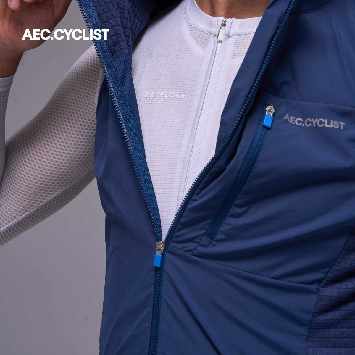 Women's Cycling Wind Gilet 2026 - Hill - Blue