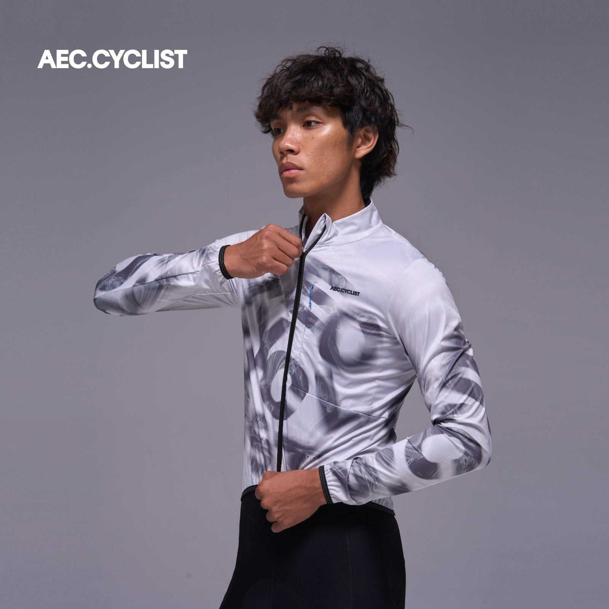 Men's Autumn & Winter Wind Jacket - Mist - Silver Grey