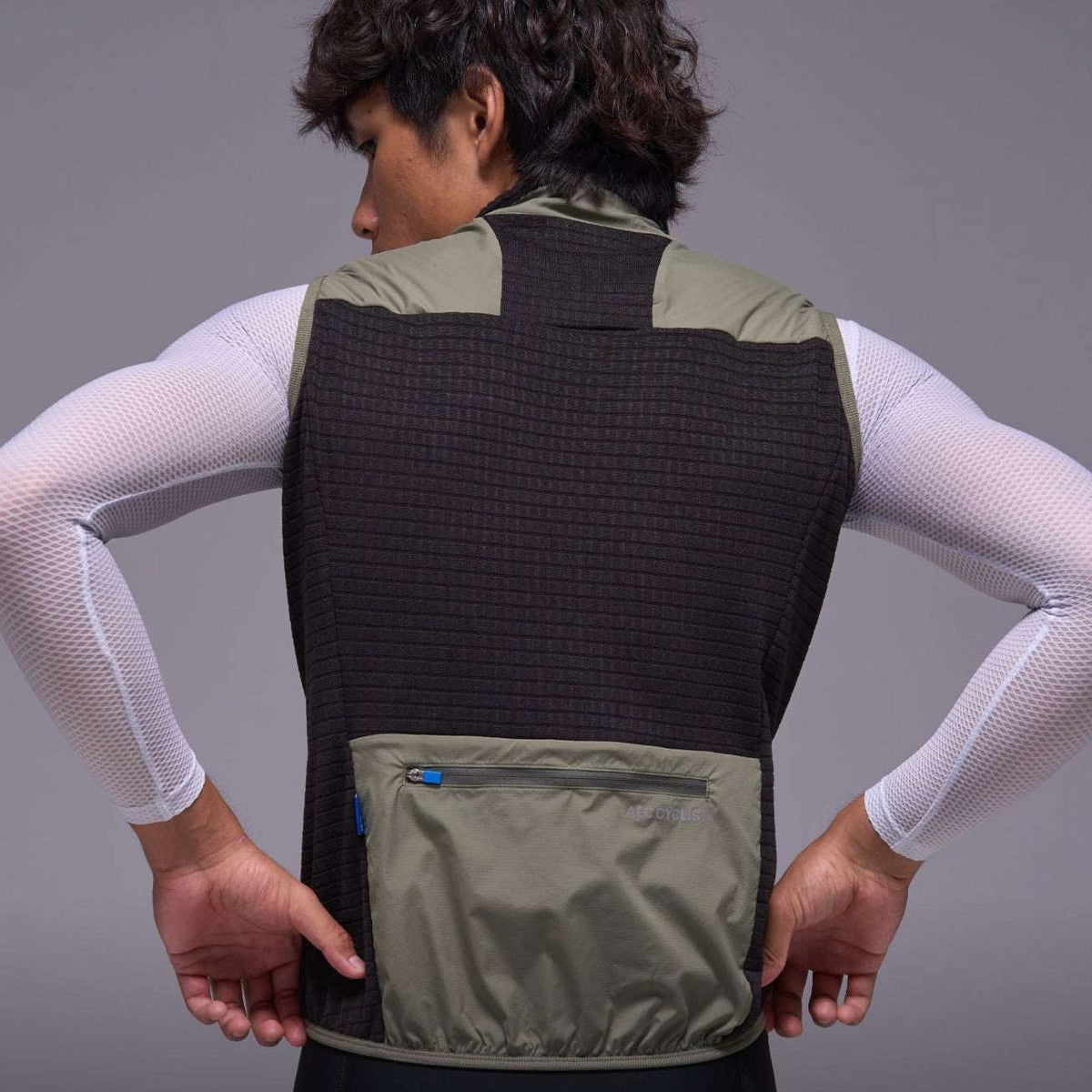 Men's Cycling Wind Gilet 2026 - Hill - Green
