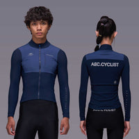 Men's Fleece Cycling Jersey 2026 - Hill - Blue