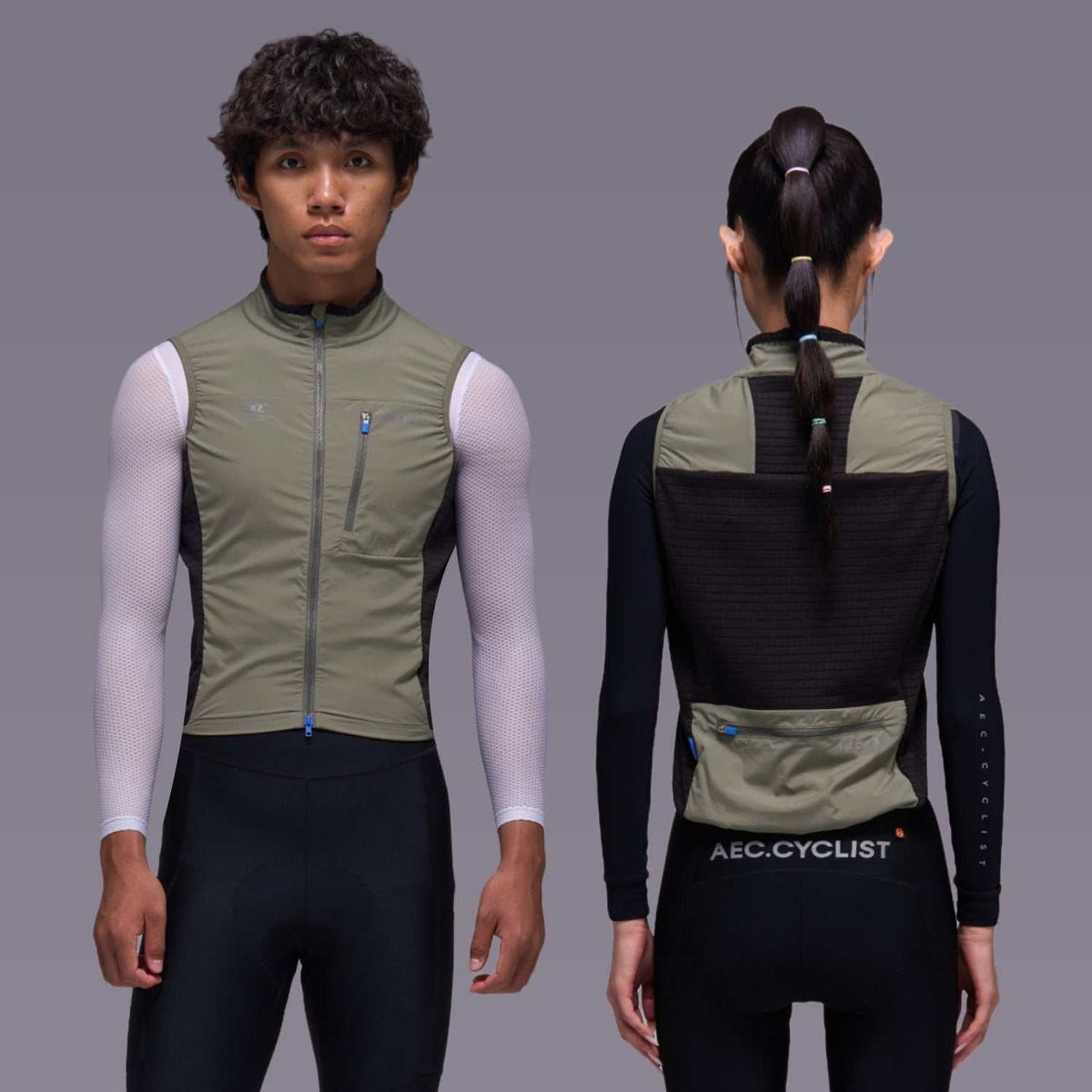 Men's Cycling Wind Gilet 2026 - Hill - Green