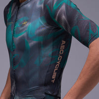 Men's AIR Short Sleeve Jersey - L'Ordre - EmeraldBlack