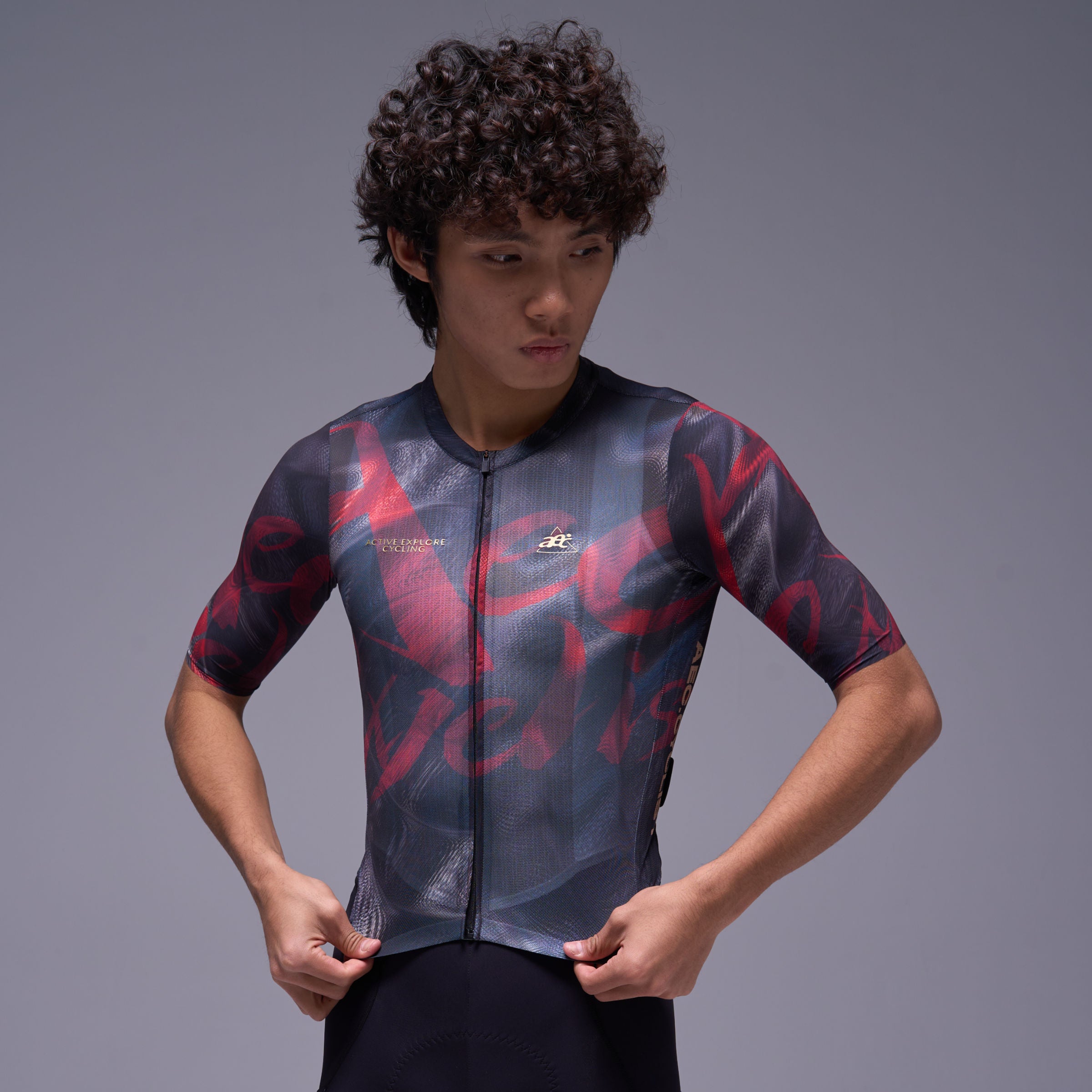 Men's AIR Short Sleeve Jersey - L'Ordre - LavaBlack