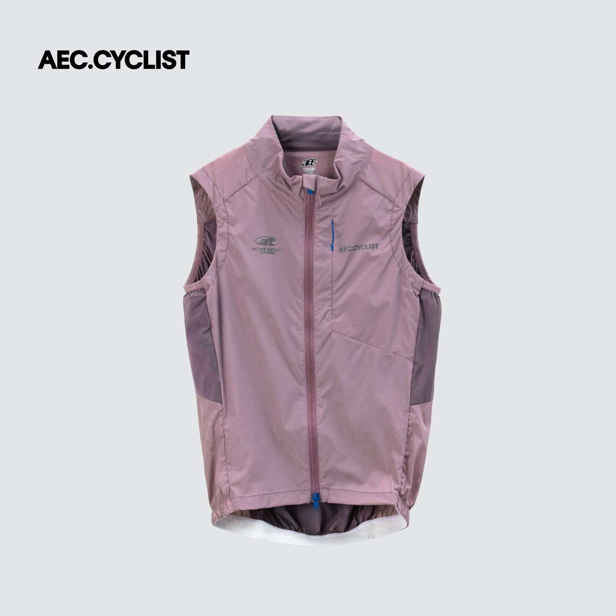 Men's Lightweight Cycling Wind Gilet 2026 - Hill - Purple