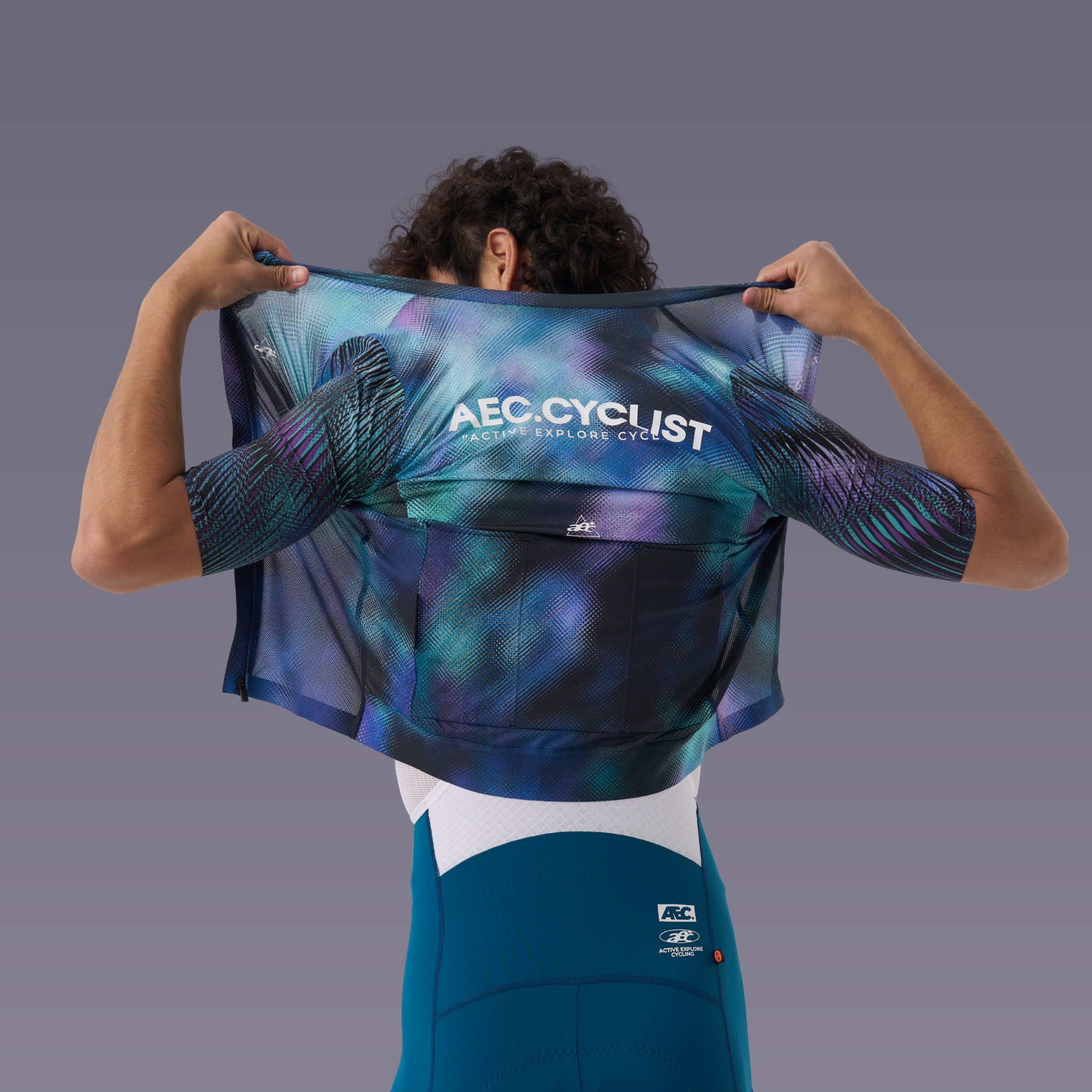 Men's AIR Short Sleeve Jersey - Lux - Aqua