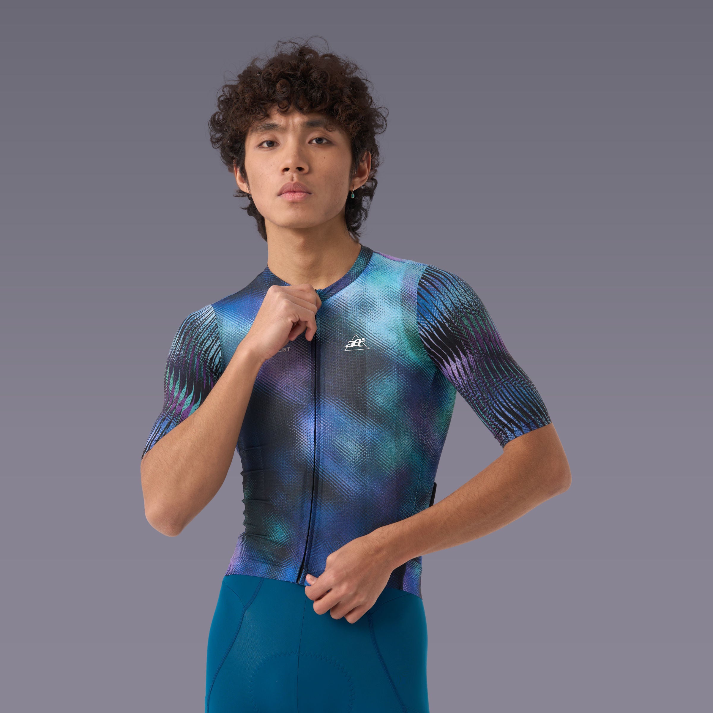 Men's AIR Short Sleeve Jersey - Lux - Aqua