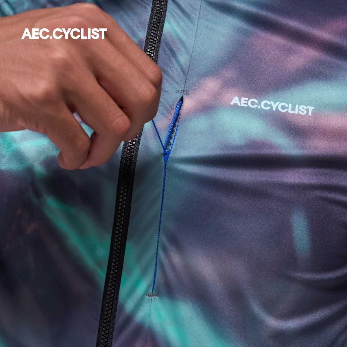 Men's Autumn Winter Wind Jacket - Aurora - Blue