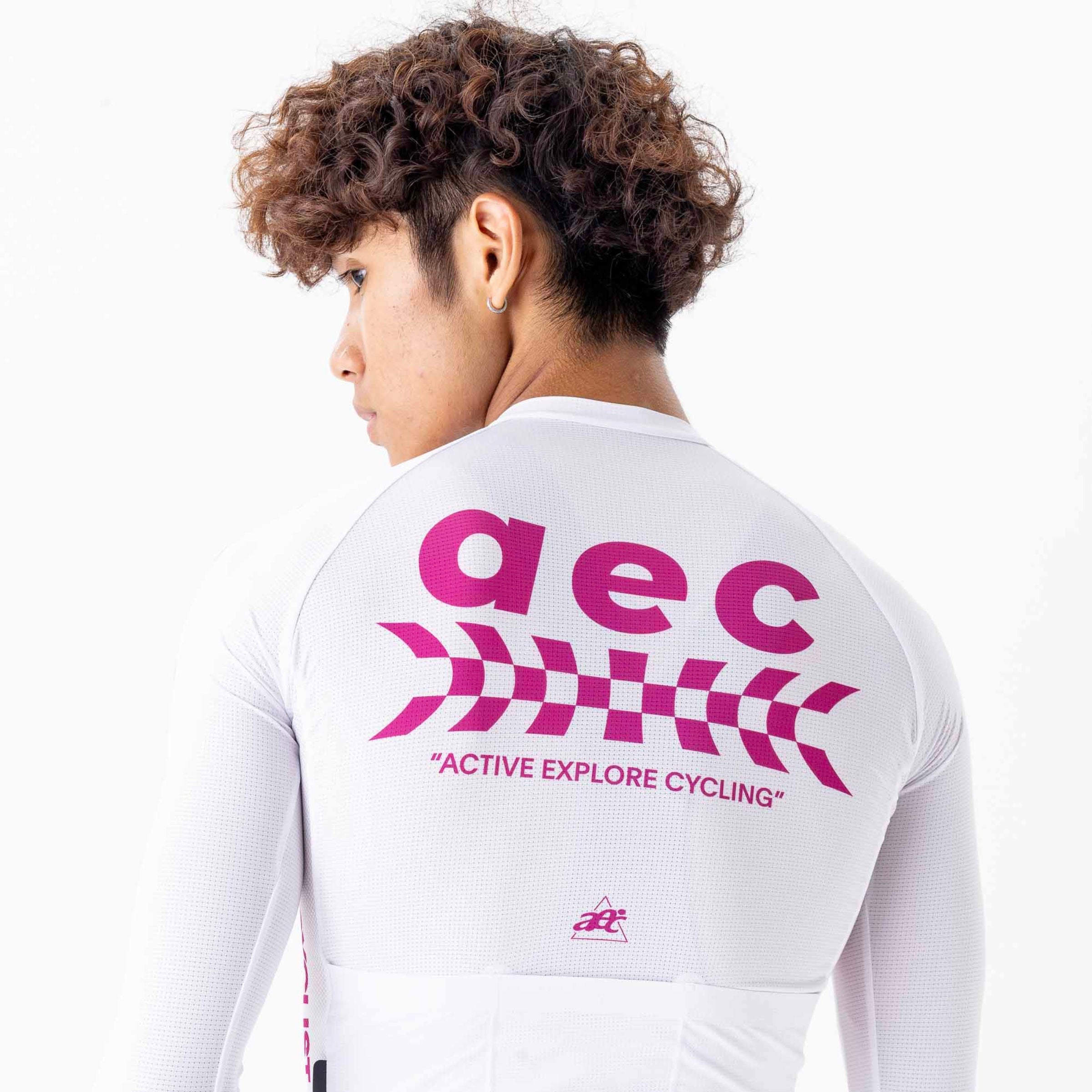 Men's CLASSIC Long Sleeve Jersey - Wind - Magenta