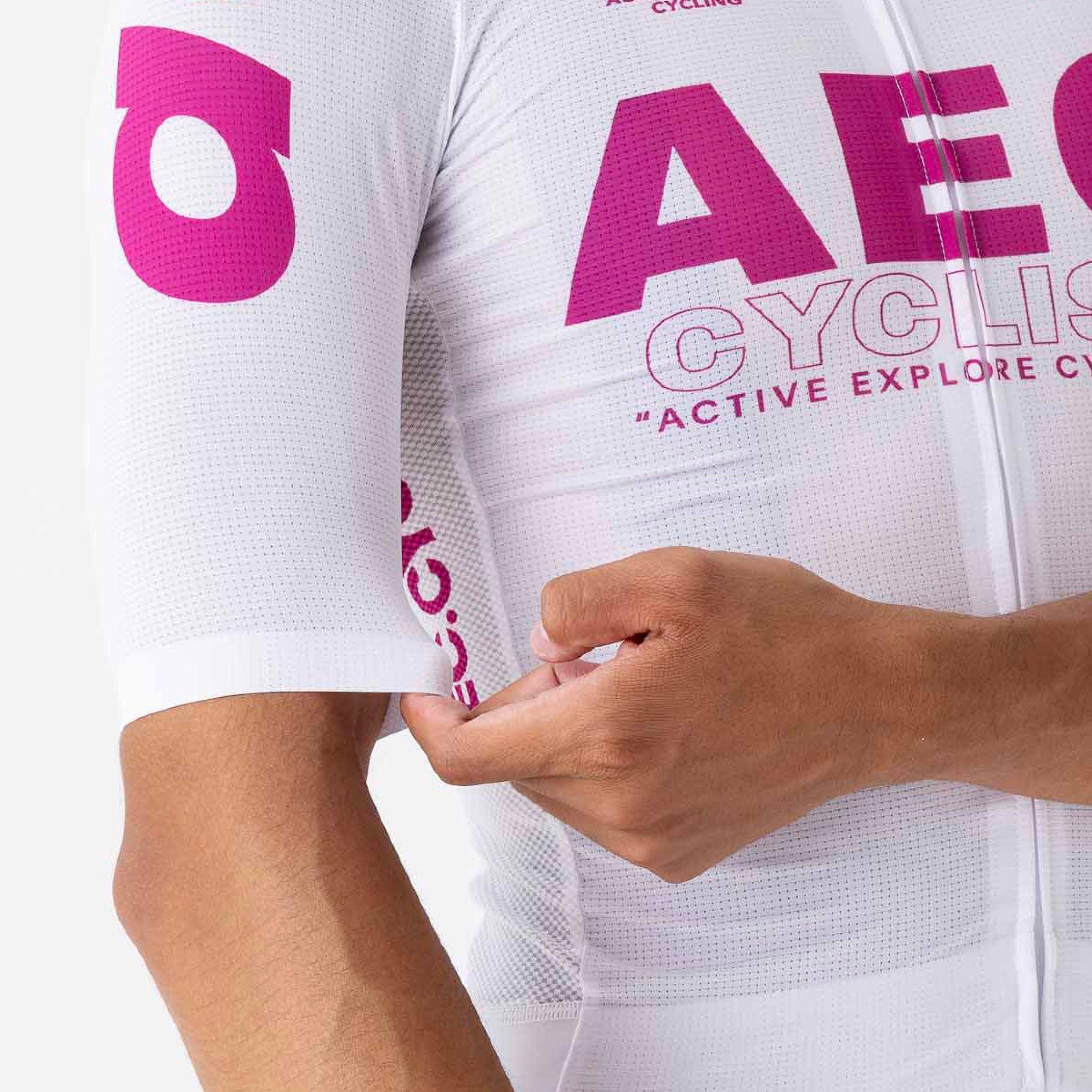 Men's CLASSIC Short Sleeve Jersey - Wind - Magenta