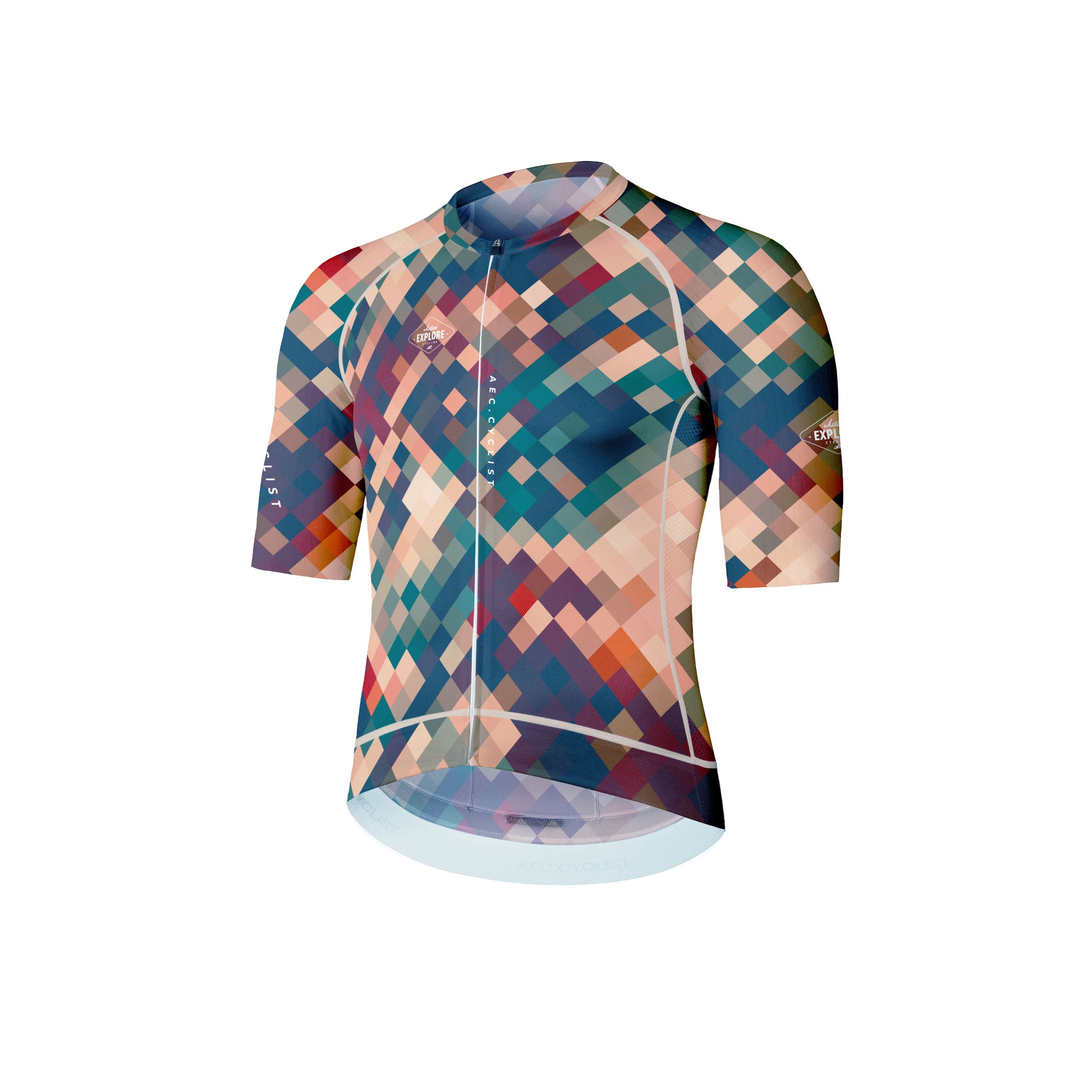Men's ESSENTIAL Short Sleeve Jersey - Mosaic - Yellow