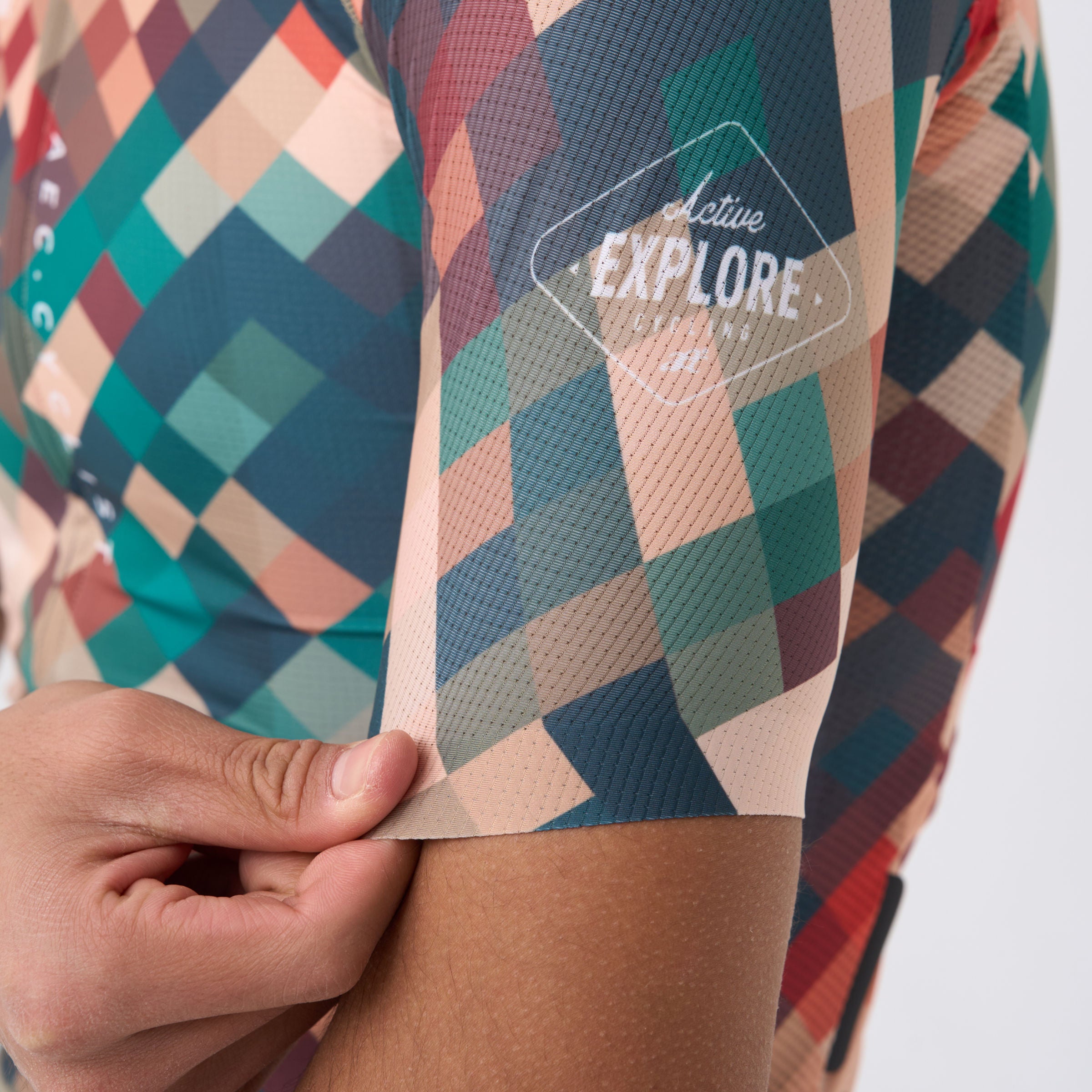Men's ESSENTIAL Short Sleeve Jersey - Mosaic - Yellow