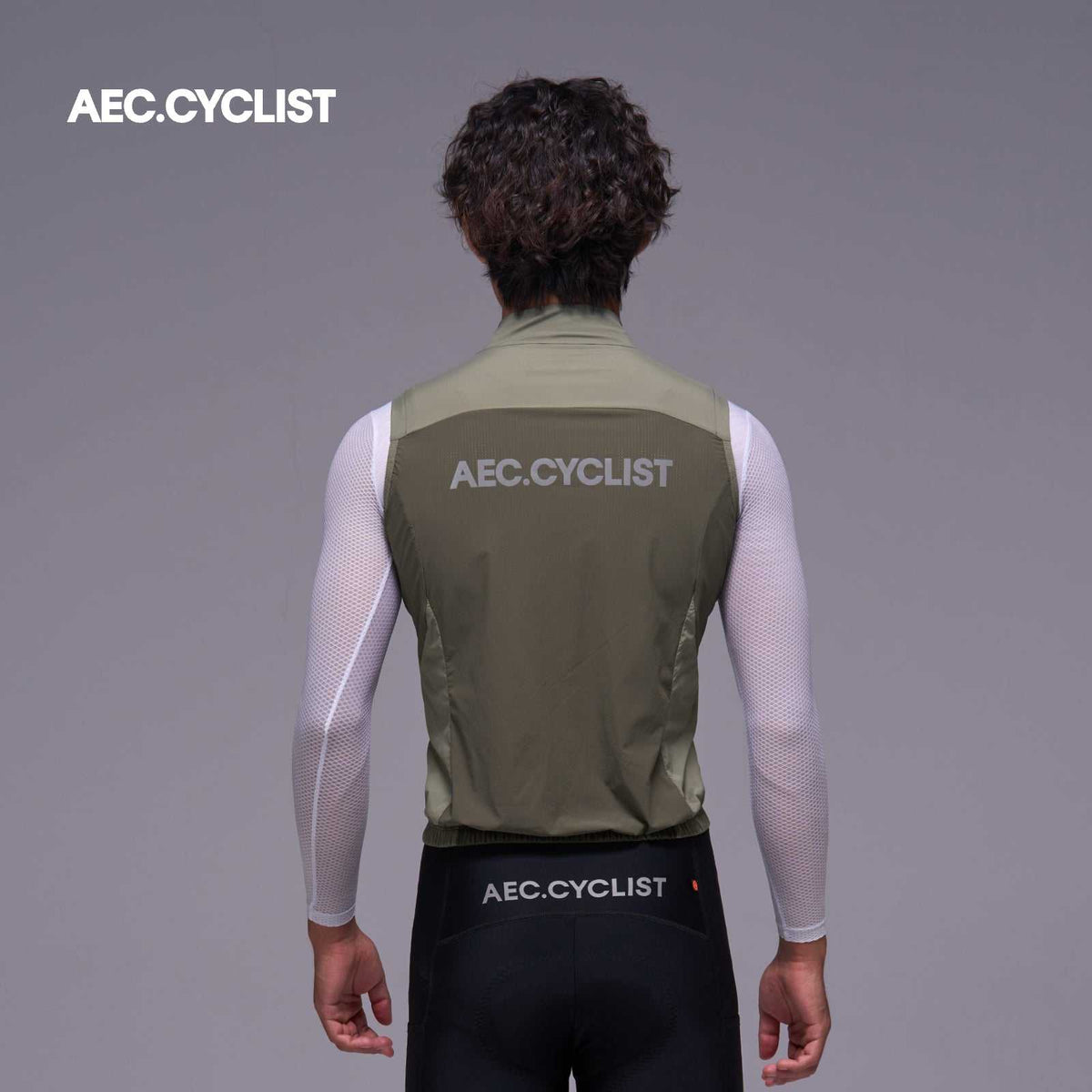 Men's Winter Lightweight Cycling Wind Gilet 2026 - Hill - Green