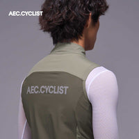 Men's Winter Lightweight Cycling Wind Gilet 2026 - Hill - Green