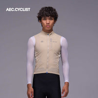 Men's Winter Lightweight Cycling Wind Gilet 2026 - Hill - Khaki