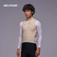 Men's Winter Lightweight Cycling Wind Gilet 2026 - Hill - Khaki