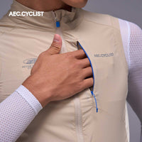 Men's Winter Lightweight Cycling Wind Gilet 2026 - Hill - Khaki