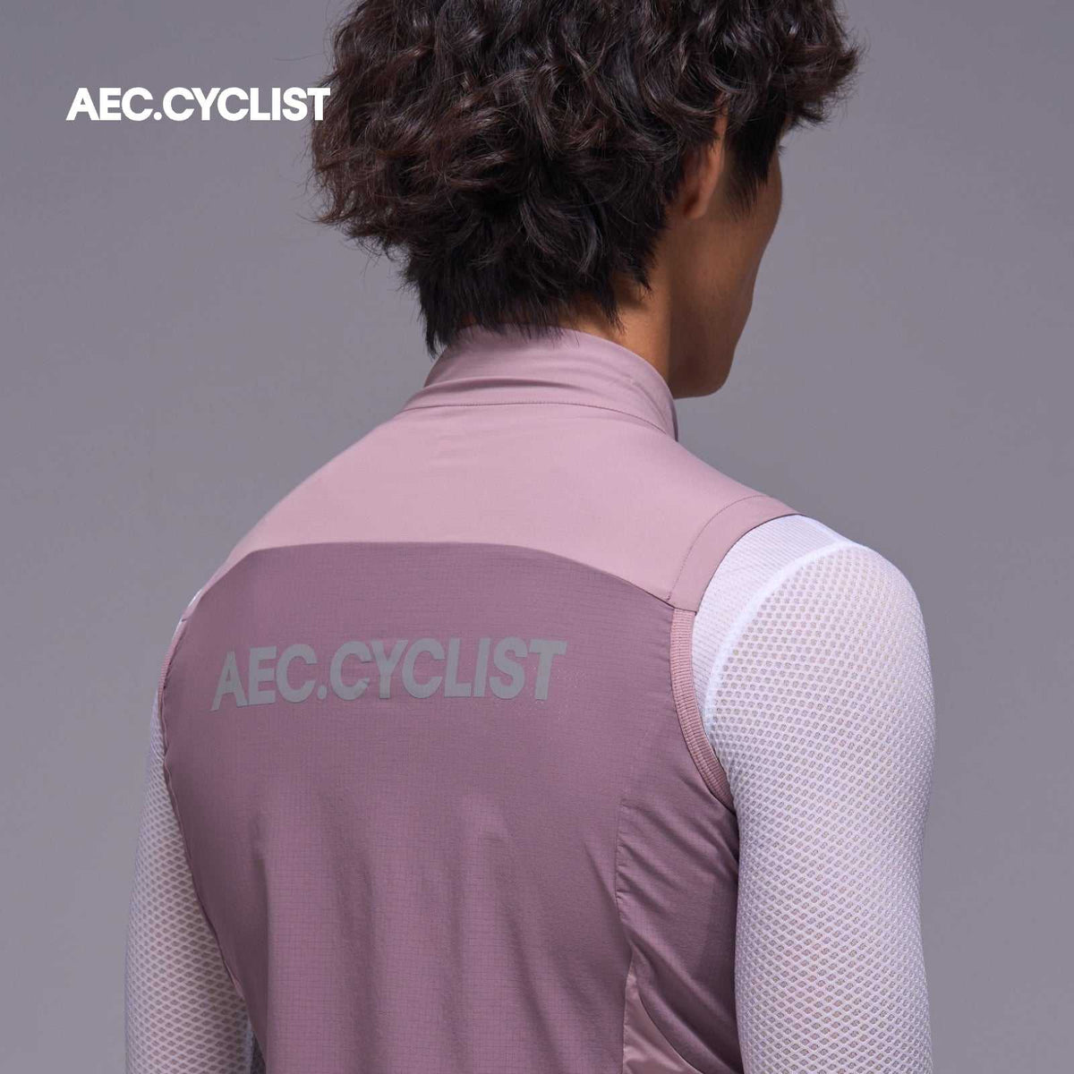 Men's Lightweight Cycling Wind Gilet 2026 - Hill - Purple