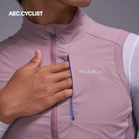 Men's Lightweight Cycling Wind Gilet 2026 - Hill - Purple