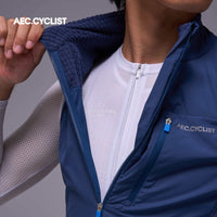 Men's Winter Cycling Wind Gilet 2026 - Hill - Blue