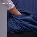 Men's Winter Cycling Wind Gilet 2026 - Hill - Blue
