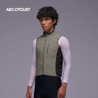 Men's Winter Cycling Wind Gilet 2026 - Hill - Green