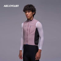 Men's Winter Cycling Wind Gilet 2026 - Hill - Purple