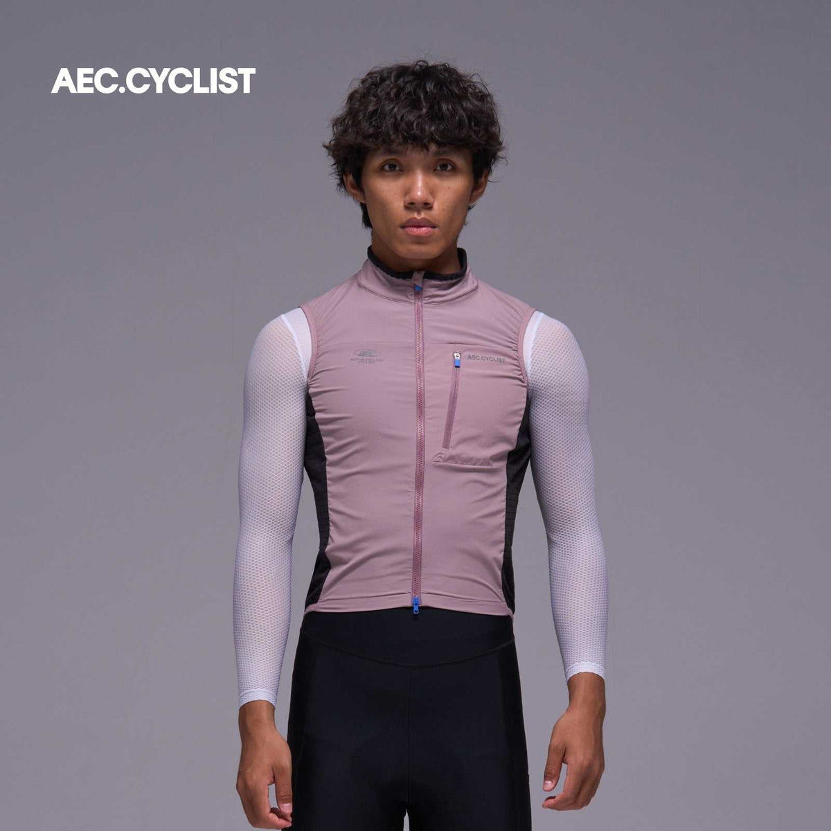 Men's Winter Cycling Wind Gilet 2026 - Hill - Purple