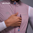 Men's Winter Cycling Wind Gilet 2026 - Hill - Purple