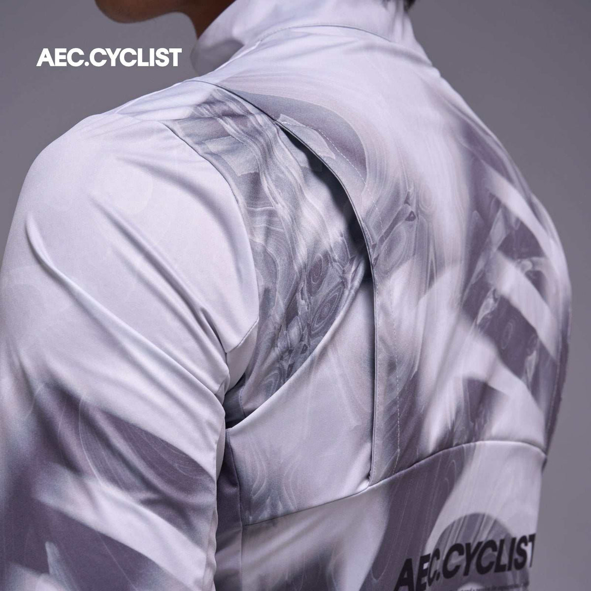 Men's Autumn Winter Wind Jacket - Mist - Silver Grey