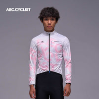 Men's Autumn Winter Wind Jacket - Mist - Pink
