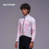 Men's Autumn Winter Wind Jacket - Mist - Pink
