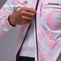 Men's Autumn Winter Wind Jacket - Mist - Pink