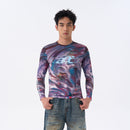 Men's Casual Cycling Shirt - Swirl