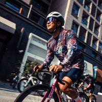 Men's Casual Cycling Shirt - Swirl