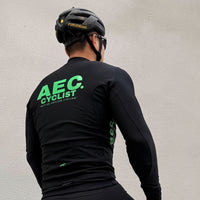 Men's WINTER thermal Jersey - Shadow - Green