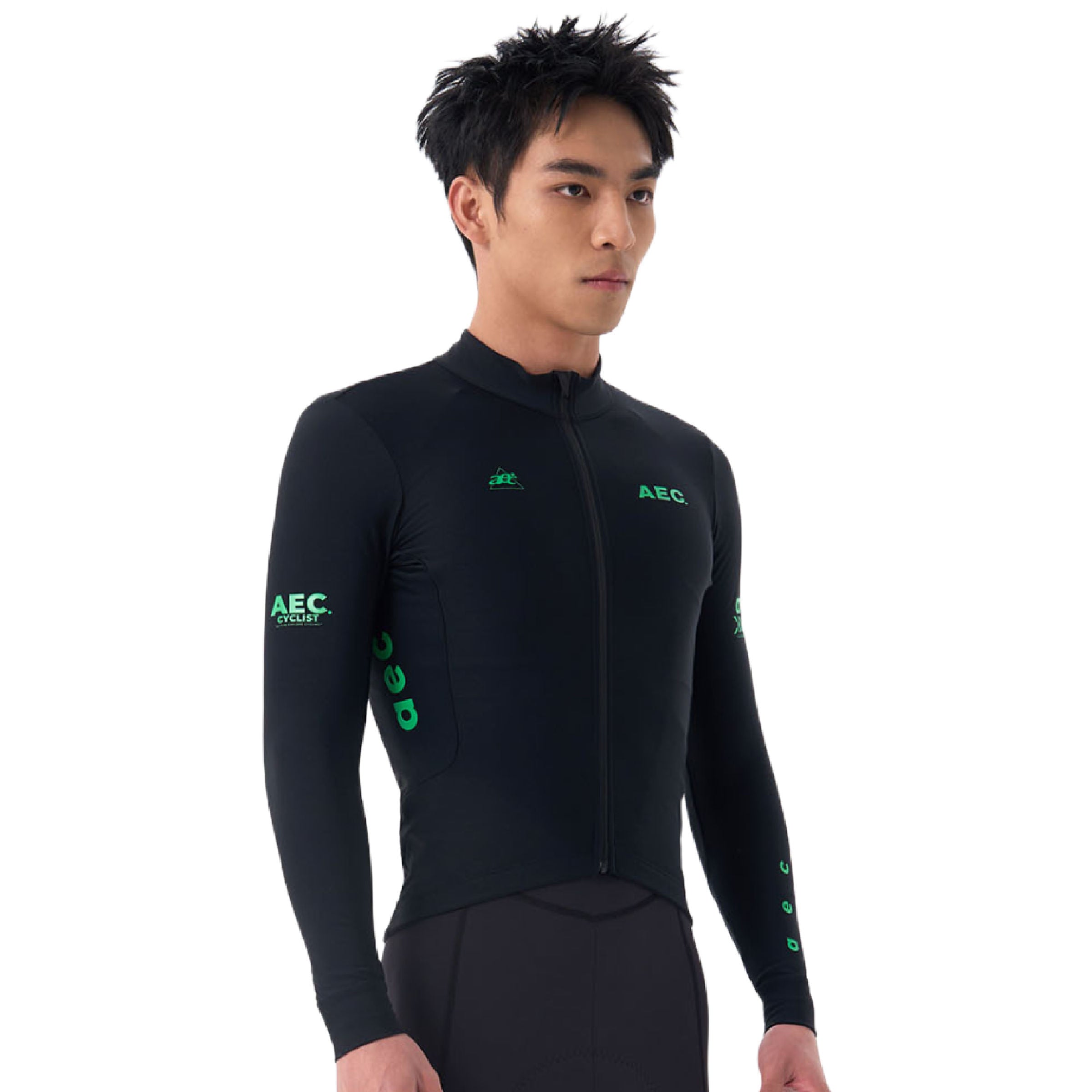 Men's WINTER thermal Jersey - Shadow - Green