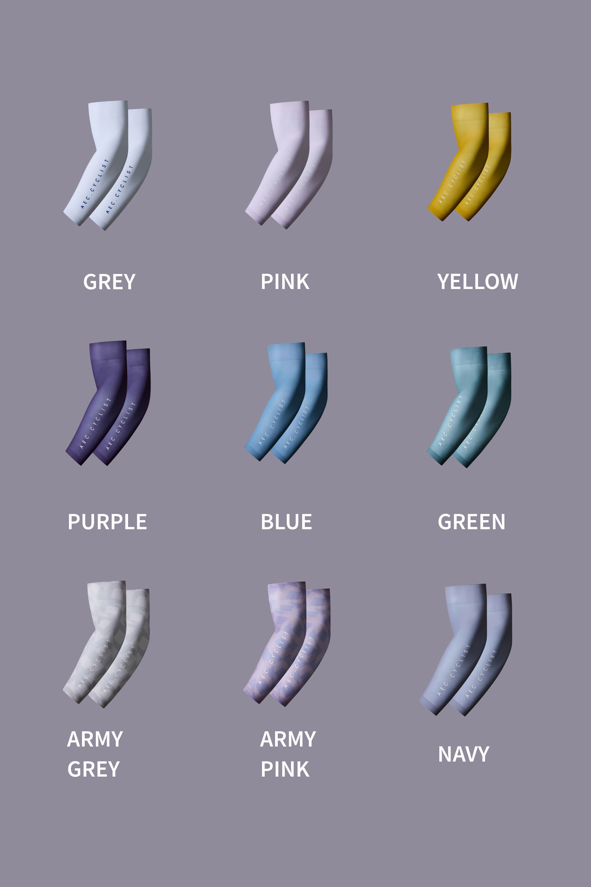 AEC.CYCLIST Cycling Summer Sleeves Multi colors