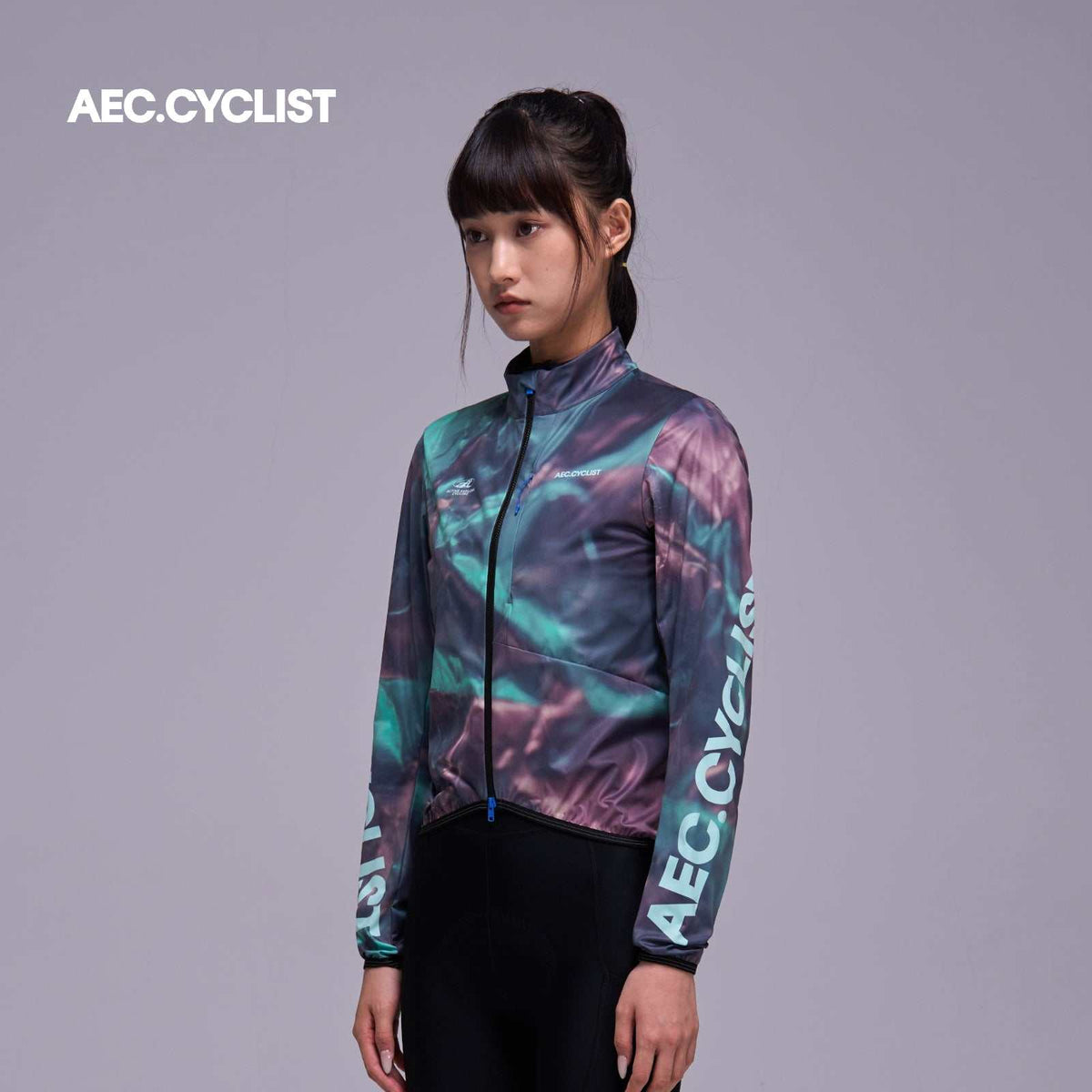 Women's Autumn Winter Wind Jacket - Aurora - Blue