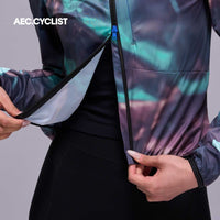 Women's Autumn Winter Wind Jacket - Aurora - Blue