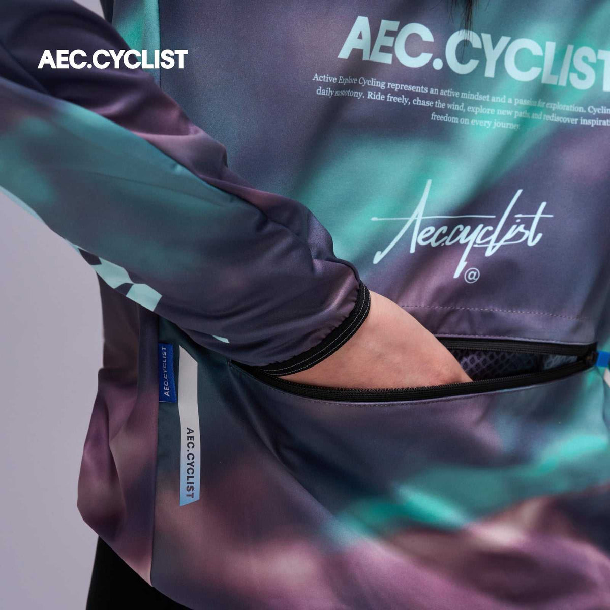Women's Autumn Winter Wind Jacket - Aurora - Blue
