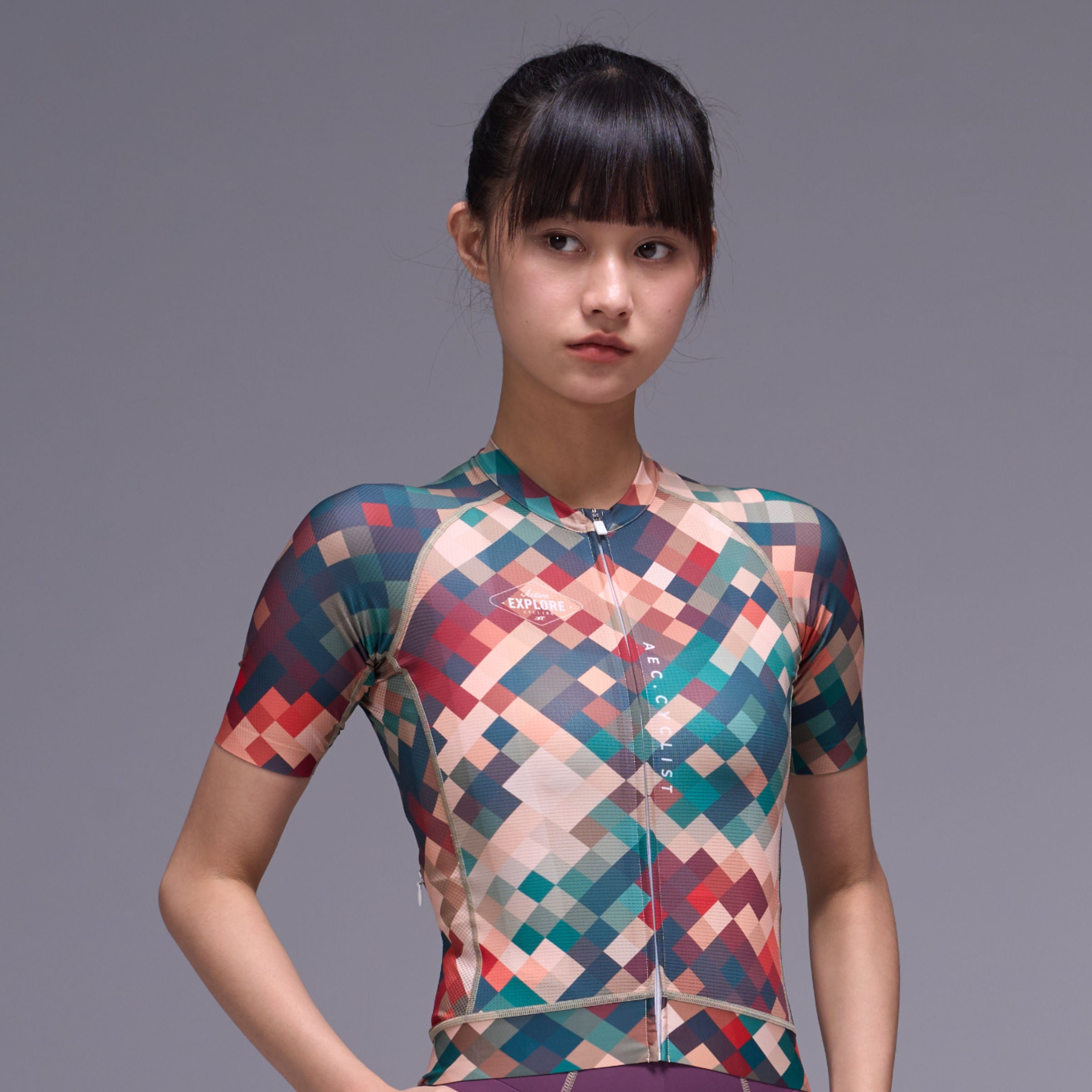 Women's ESSENTIAL Short Sleeve Jersey - Mosaic - Yellow