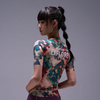 Women's ESSENTIAL Short Sleeve Jersey - Mosaic - Yellow