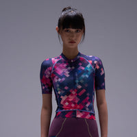 Women's ESSENTIAL Short Sleeve Jersey - Mosaic - Purple