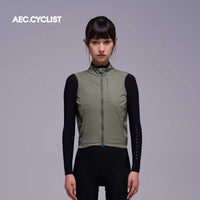Women's Winter Lightweight Cycling Wind Gilet 2026 - Hill - Green
