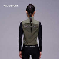 Women's Winter Lightweight Cycling Wind Gilet 2026 - Hill - Green