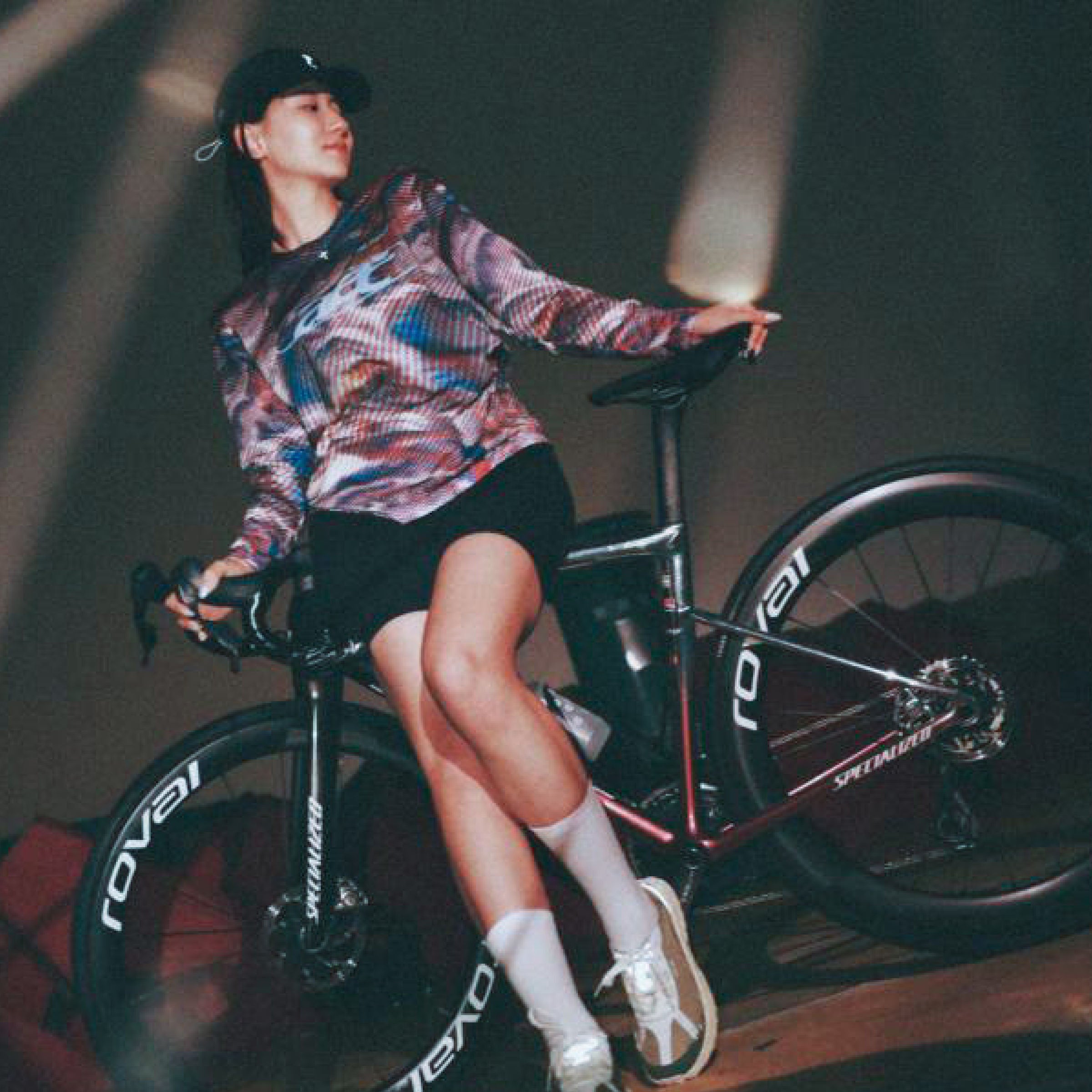 Women's Casual Cycling Shirt - Swirl