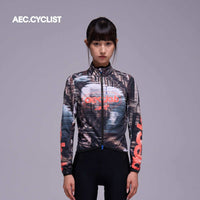 Women's Autumn Winter Wind Jacket - Street - Red