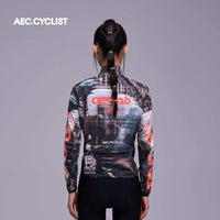 Women's Autumn Winter Wind Jacket - Street - Red