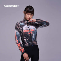 Women's Autumn Winter Wind Jacket - Street - Red