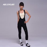 Women's Winter Fleece Cycling Long Pants -Wilderness-Black